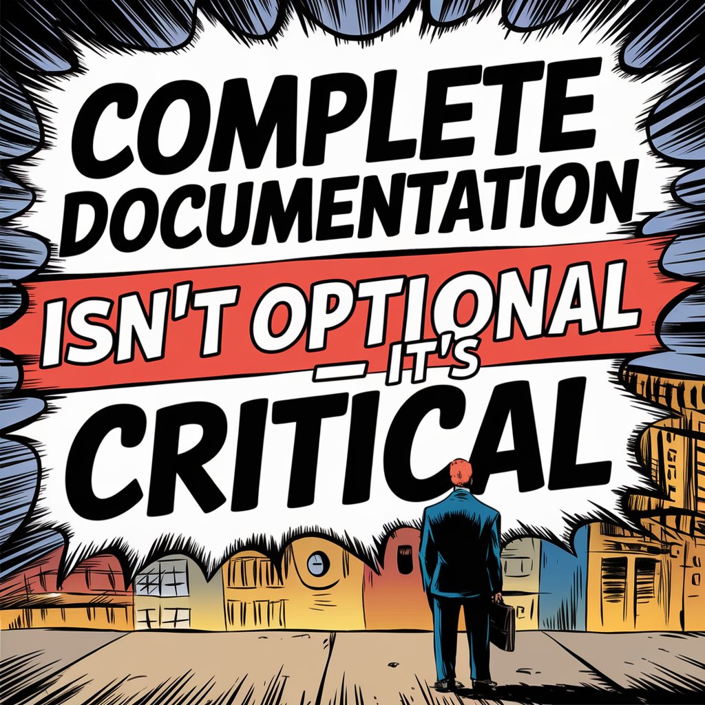 complete documentation is critical